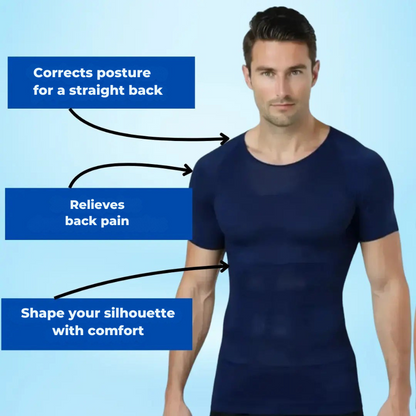 Posture Corrector and Shaping T-Shirt - Mixed