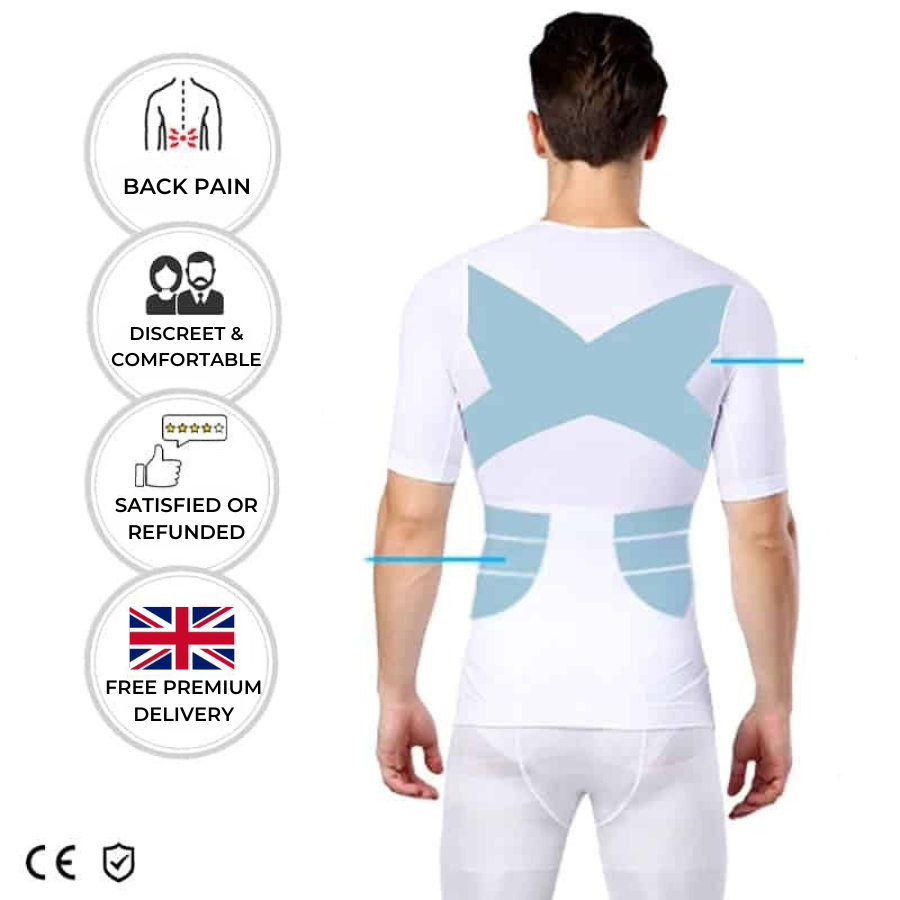 Posture Corrector and Shaping T-Shirt - Mixed