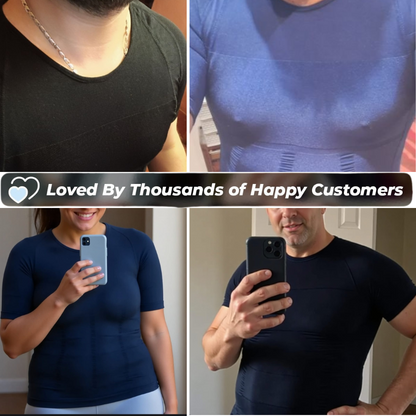 Posture Corrector and Shaping T-Shirt - Mixed
